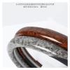 FUERU Car Steering Wheel Cover Set Universal Car Steering Wheel Cover Real Leather Mahogany Grain Ultra-Thin Fit Car Interior (Color : 3#) view 3