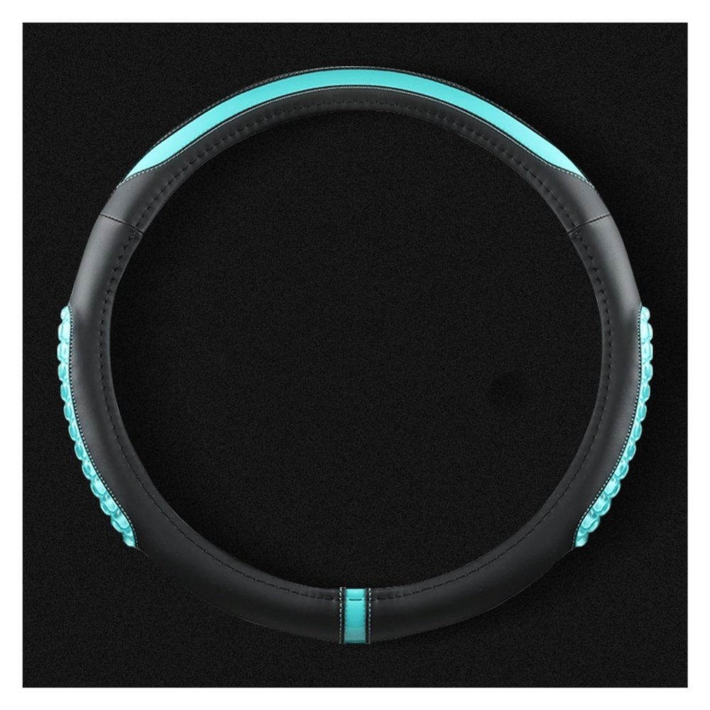 FUERU Car Steering Wheel Cover Set Universal Car Steering Wheel Cover Silicone Ultra-Thin Waterproof Anti-Wrinkle Delicate Car Interior (Color : 1#)