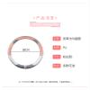 FUERU Car Steering Wheel Cover Set Universal Car Steering Wheel Cover Real Leather Ultra-Thin Waterproof Anti-Wrinkle Car Interior (Color : 2#) view 2
