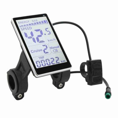 Digital Voltmeter, Universal 5 Pin LCD Display Voltage Monitor, Precision Voltage Measurement for E-Scooter Riders, Electric Bike Enthusiasts, Motorcycle Owners, Scooter Commuters