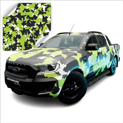 3M Printed Camo Patterns | CW Vinyl Film Car Wrap Series | CW2634S-S-60-3M (Standard Style - Satin Finish) | (59in x 1ft (4.91 Sq/ft)) w/Free Instawraps Pro-Wrapping Glove
