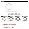 FUERU Car Steering Wheel Cover Set Universal Car Steering Wheel Cover Real Leather Thin Breathable Fashion Car Interior Gifts (Color : 7#) view 2