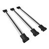 accessorypart Compatible with Great Wall Poer 2019-2026 Fly Model Car Roof Rack Cross Bar Gray Aluminium 3 Bars view 1