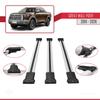 accessorypart Compatible with Great Wall Poer 2019-2026 Fly Model Car Roof Rack Cross Bar Gray Aluminium 3 Bars view 3