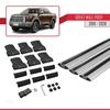 accessorypart Compatible with Great Wall Poer 2019-2026 Fly Model Car Roof Rack Cross Bar Gray Aluminium 3 Bars view 4