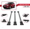 accessorypart Compatible with Great Wall Haval H2 2019-2021 Fly Model Car Roof Rack Cross Bar Gray Aluminium 3 Bars view 3