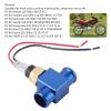 Water Temperature Thermostat Sensor Automotive Engine Radiator in Line Hose Fitting for Motorcycle ATV Vehicle Radiator Sensor Adaptor Clamps(Blue) view 3