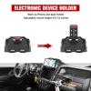 LitMiRaCle Electronic Device Tablet Phone Holder Compatible with 2020-2025 Kawasaki Teryx KRX 1000 Accessories, Adjustable Device Mount with Storage Box Organizer Tray, ABS Plastic view 3