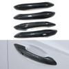 DLOVEG Exterior Door Handle Cover Compatible for 2022 2023 2024 Hyundai Tucson Accessories Door Handle Protector Trim with 2 Hole for Auto Lock Sensors (Carbon Fiber Pattern) view 1