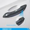 DLOVEG Exterior Door Handle Cover Compatible for 2022 2023 2024 Hyundai Tucson Accessories Door Handle Protector Trim with 2 Hole for Auto Lock Sensors (Carbon Fiber Pattern) view 3