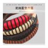 FUERU Car Steering Wheel Cover Set Universal Car Steering Wheel Cover Genuine Leather Grip Comfortable Fashion Car Interior (Color : 3#) view 3