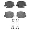 AD2199 ADVICS Ultra-Premium Ceramic Disc Brake Pad Set - Compatible with Select Hyundai Palisade, Santa Fe; Kia Telluride; REAR view 1