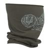 281Z Organic Cotton Neck Gaiter - Balaclava Tube Scarf with Historical Print - Ukrainika Series (Dorostol Olive Drab) view 3