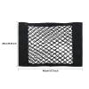 2PCS Universal Car Pouch Mesh Ceiling Netting Storage Black view 2