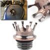 GZYF 1 pcs King Crown Motorcycle Gas Tank Cap Cover for Harley for Softail Custom FXSTC Slim FLS view 2
