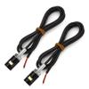 GZYF 2PCS White License Plate Light, CNC 12V License Tag Screw Bolt Lamp for Motorcycle Car Truck RV ATV Bike, Black view 1
