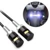 GZYF 2PCS White License Plate Light, CNC 12V License Tag Screw Bolt Lamp for Motorcycle Car Truck RV ATV Bike, Black view 2