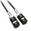 GZYF 2PCS White License Plate Light, CNC 12V License Tag Screw Bolt Lamp for Motorcycle Car Truck RV ATV Bike, Black view 3