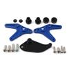GZYF Aluminum Rear Fixed Hook Kit Blue, Motorcycle Subframe Racing Hooks Tie Down Holder Rear for Yamaha YZF-R7 YZFR7 2022 view 1
