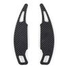 GZYF Car Shift Paddle Shifter Extension cover, Carbon Fiber Black Paddle Shift for Toyota Mark X 10-17, Levin/for Corolla 14-18, Camry 12-16, Zelas 11-14, for RAV4 13-17 view 3