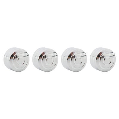 GZYF 4PCS Motorcycle Bolt Head Cover Topper Cap Replacement for Thruxton R T120 Scrambler Street Cup, Chrome