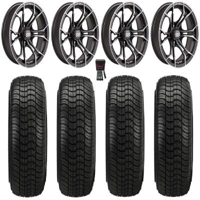 GTW Spyder 14" Wheels Elite 20" Tires YamahaGolf Carts