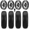 GTW Spyder 14" Wheels Elite 20" Tires YamahaGolf Carts view 1