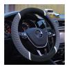 FUERU Car Steering Wheel Cover Set Universal Car Steering Wheel Cover Ice Silk Linen Leather Fashion Beautiful Car Interior (Color : 4#) view 1