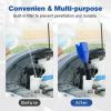 Retractable Auto Fuel Funnel, Flexible Draining Tool Snap Funnel, Universal Plastic Oil Funnel for Automotive Use, Folding Hands-Free Gasoline Engine Oil Funnel (3PCS) view 2