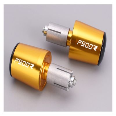 WITTYL Motorcycle Motorcycle Handle Bar End Weight Handlebar Grips Cap Anti Vibration Silder Plug Accessories for BMW F900R F900r F 900R 2020 2021 Handle end (Color : Gold)