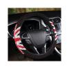 FUERU Car Steering Wheel Cover Set Universal Car Steering Wheel Cover Natural Wood Beads Touch Comfortable Fashion Car Interior (Color : 3#) view 1