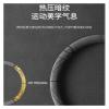 FUERU Car Steering Wheel Cover Set Car Steering Wheel Cover 14.5-15 Inches Genuine Leather Breathable Sweat-Absorbing Car Interior (Color : 5#) view 2