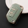 KUNIO Car Key Fob Cover Case Fit for Jeep Wrangler Unlimited Gladiator High Altitude Mojave Rubicon Sport JL JLU JT Key Protective Cover Keychain TPU Key Holder 4 Buttons Green view 3