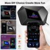 DABASHAN Sling Bag with LED Display, Hard Shell, Waterproof, Adjustable, Black Waist Crossbody Shoulder Chest Bag for Men and Women view 3