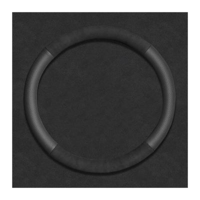 FUERU Car Steering Wheel Cover Set Car Steering Wheel Cover 14.5-156 Inches Genuine Leather Breathable Sweat-Absorbing Car Interior (Color : 1#)