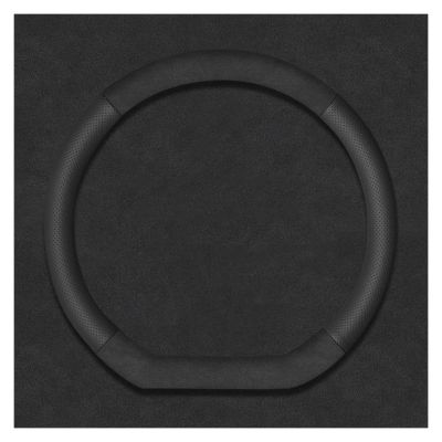 FUERU Car Steering Wheel Cover Set Car Steering Wheel Cover D Type 14.5-156 Inches Genuine Leather Grip Comfortable Car Interiors (Color : 1#)