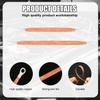 10pcs Universal Automotive Ground Straps, 10/12 inch Engine Ground Strap Kit Braided Copper Ground Straps Automotive Ground Strap Wire Ground Strap Connectors for Most Cars (Copper) view 3