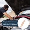 10pcs Universal Automotive Ground Straps, 10/12 inch Engine Ground Strap Kit Braided Copper Ground Straps Automotive Ground Strap Wire Ground Strap Connectors for Most Cars (Copper) view 4
