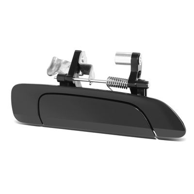 Auto Dynasty Factory Style Rear Exterior Car Door Handle Compatible with Honda Civic Sedan 2001-2005, Passenger Right Side, Smooth Black