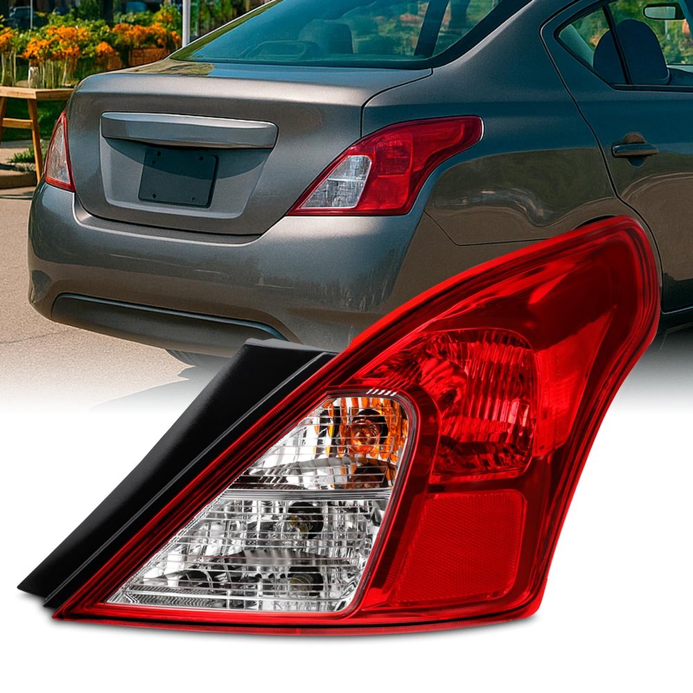 AKKON - Fit 2012-2019 Nissan Versa Sedan 12-19 OE Style Halogen Type Tail Light Assembly Rear Brake Lamp Passenger Side