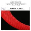 FUERU Car Steering Wheel Cover Set Universal Car Steering Wheel Cover Ice Silk Linen Waterproof Sweatproof Fashion Car Interior (Color : 2#) view 4