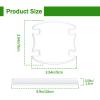 8Pcs 3D Transparent Car Door Handle Scratch Protector, Universal Bowl Side Paint Protection Stickers, Waterproof Anti-Scratch Paint Invisible Protection Film for Most Models. view 2