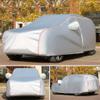 WOLWES Car Covers are Suitable for 2012-2014 Scion iQ,Water, Rain, Sun and Snow Resistant Oxford Fabric Car Cover,with Side Door Zip (Color : White) view 2