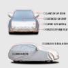 WOLWES Car Covers are Suitable for 2012-2014 Scion iQ,Water, Rain, Sun and Snow Resistant Oxford Fabric Car Cover,with Side Door Zip (Color : White) view 3