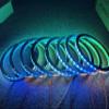 11PCS 12" Car LED Speaker Ring Lights Decorative Light Kit Dream Color Chasing Flow Series + RGB Spacer Ring Light Coaxial Speaker Lights Bluetooth App & Remote Controlled view 3