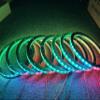 11PCS 12" Car LED Speaker Ring Lights Decorative Light Kit Dream Color Chasing Flow Series + RGB Spacer Ring Light Coaxial Speaker Lights Bluetooth App & Remote Controlled view 4