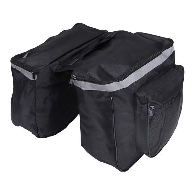 Zerodis Rear Carrier Bag Rear Seat Luggage Rack Saddle Bags Luggage Camping Double Sided Bag