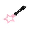 Q1-TECH, JDM Tsurikawa Ring Japanese Subway Train Bus Car Handle Cute Star Shaped Handle Hand Strap Rear Front Bumper Warning Rings Drift Charm Drift Bosozoku Car Accessory (Pink/Black) view 3
