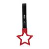 Q1-TECH, JDM Tsurikawa Ring Japanese Subway Train Bus Car Handle Cute Star Shaped Handle Hand Strap Rear Front Bumper Warning Rings Drift Charm Drift Bosozoku Car Accessory (Red/Black) view 1