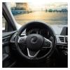 FUERU Car Steering Wheel Cover Set Car Steering Wheel Cover 14.5-15 Inches Genuine Leather Splicing Fluorescent Fashion Car Interior (Color : 2#) view 1